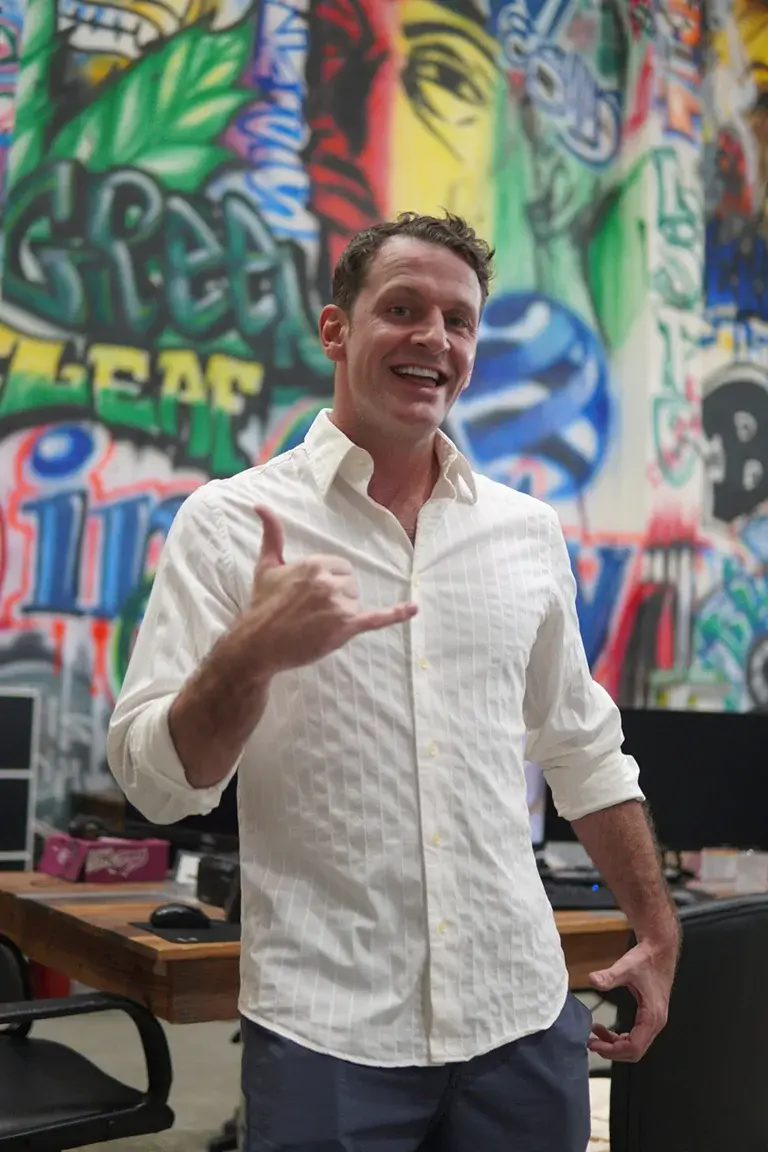 Zack Williamson at the Clark Outsourcing office