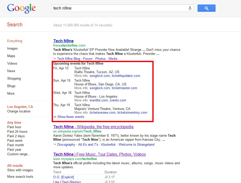 Rich snippets optimization